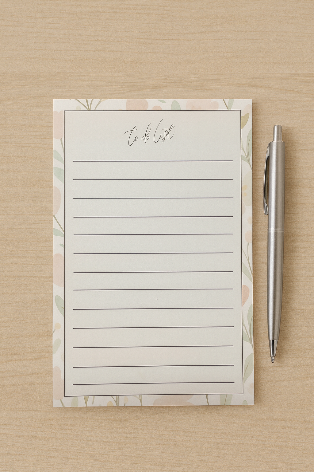 To Do List Notepad
