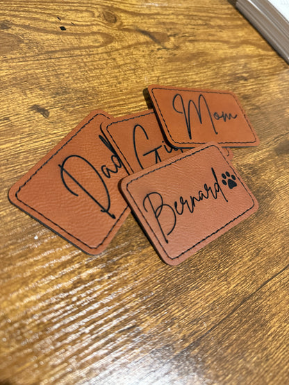 Stocking with Leather Patch