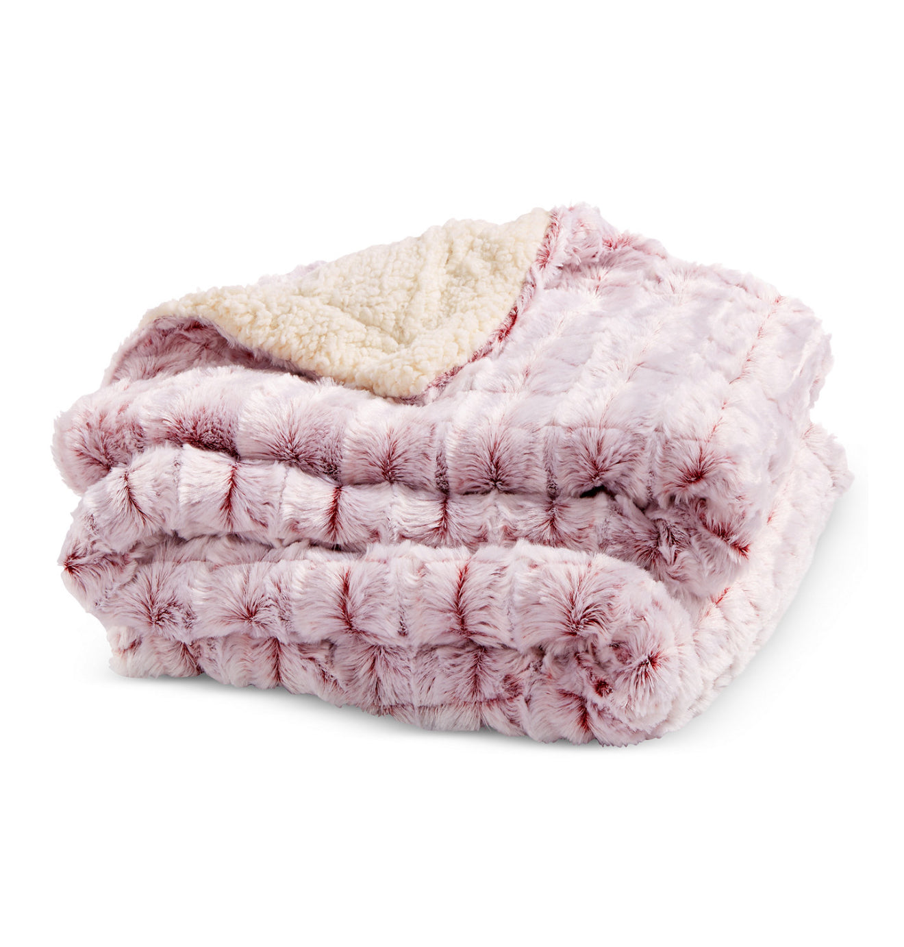 Sherpa Throw Blanket with Engraved Tag