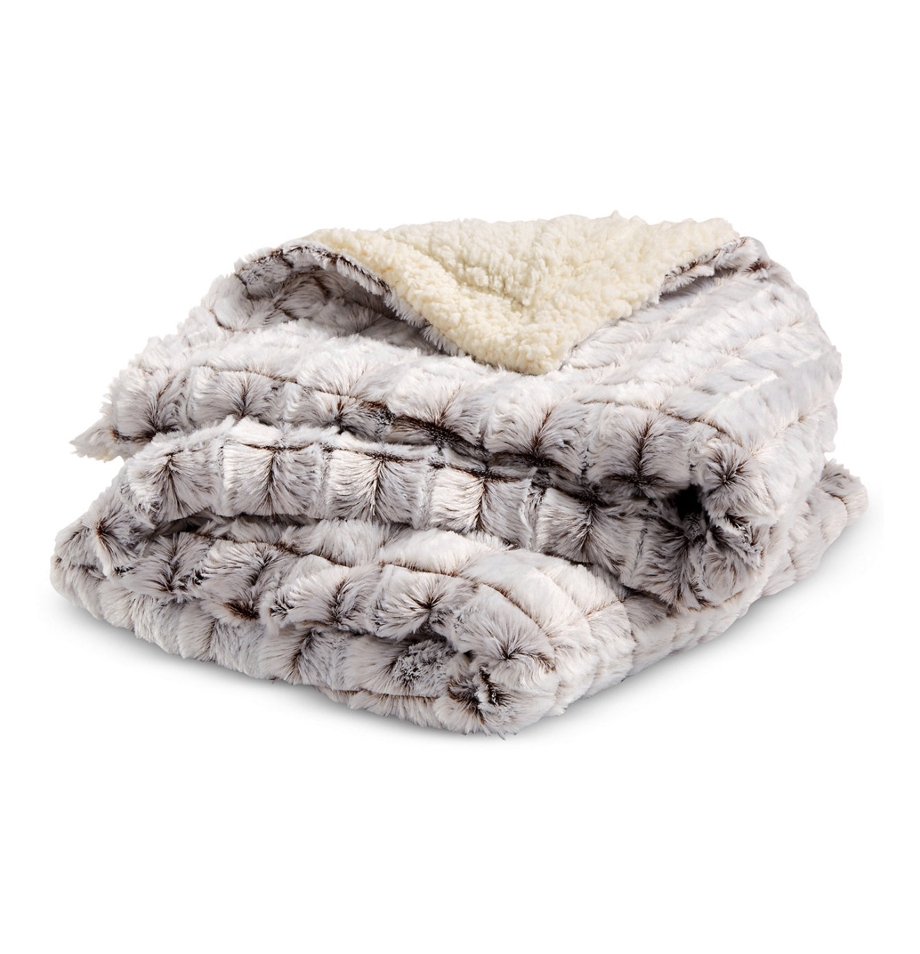 Sherpa Throw Blanket with Engraved Tag