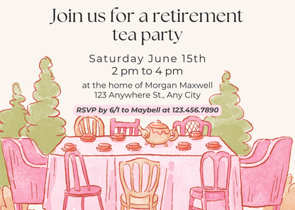 Retirement Invitation