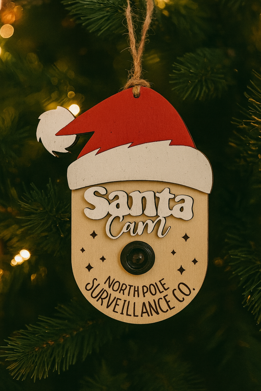 Santa Cam Ornament
