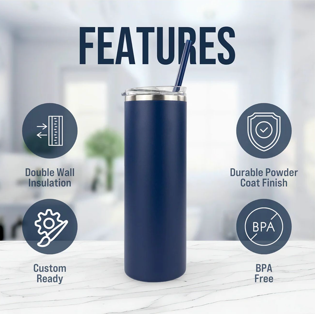 Skinny Tumbler - 20oz.